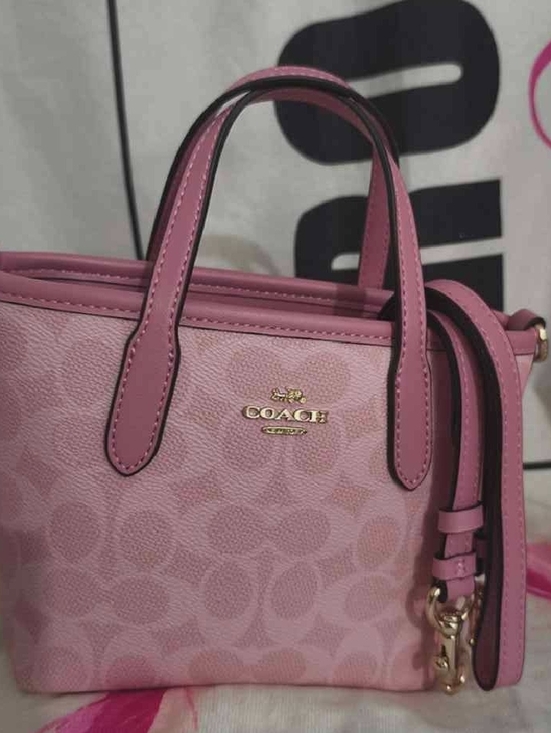 Coach Handbags - Coach Mini Pink Tote